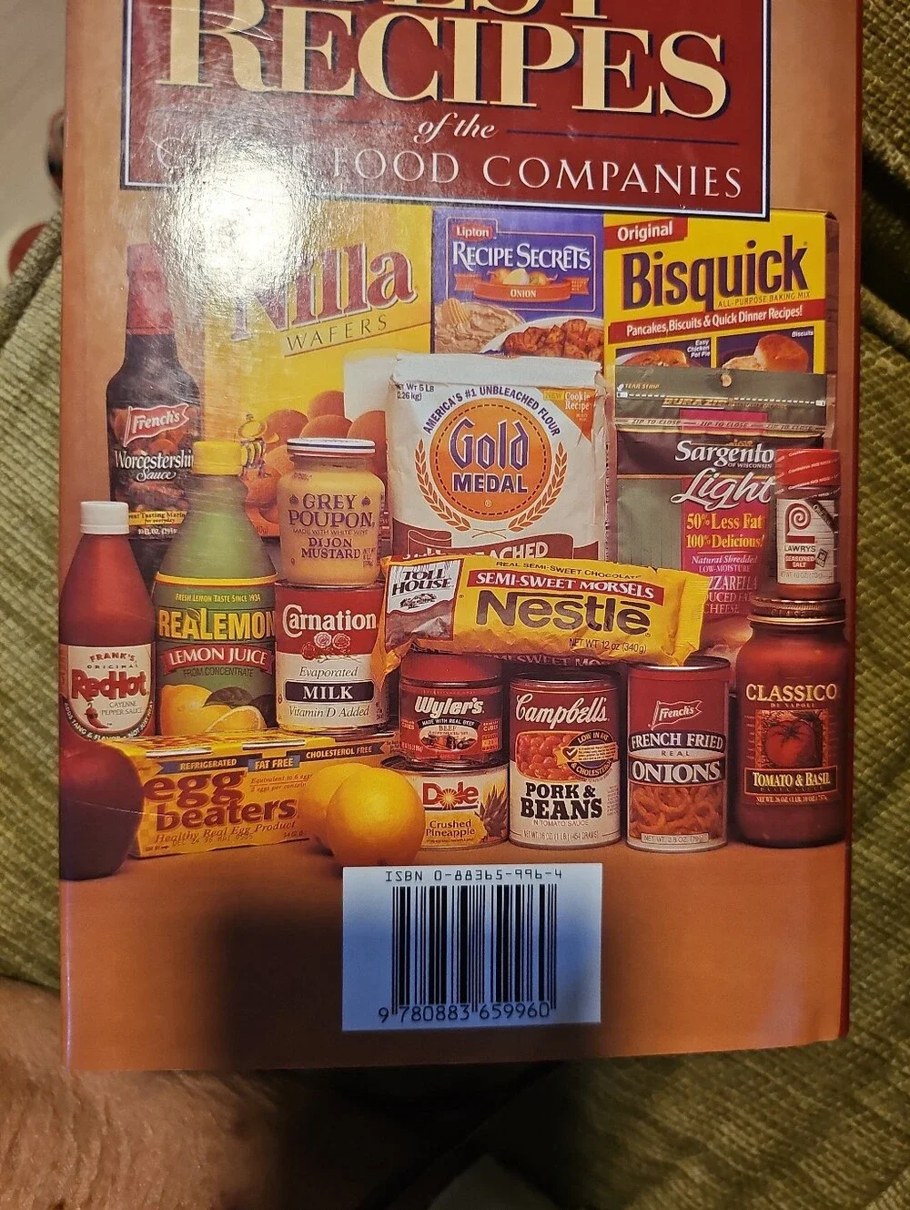 Best Recipes of the Great Food Companies Hardcover Cookbook 1997